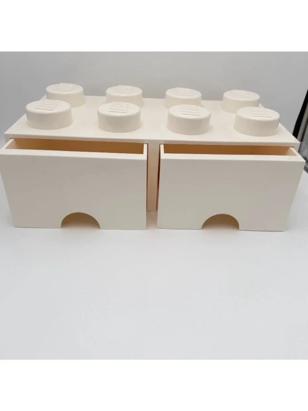 Lego Brick Stackable Storage Box Block Container 2-Drawer 19.5